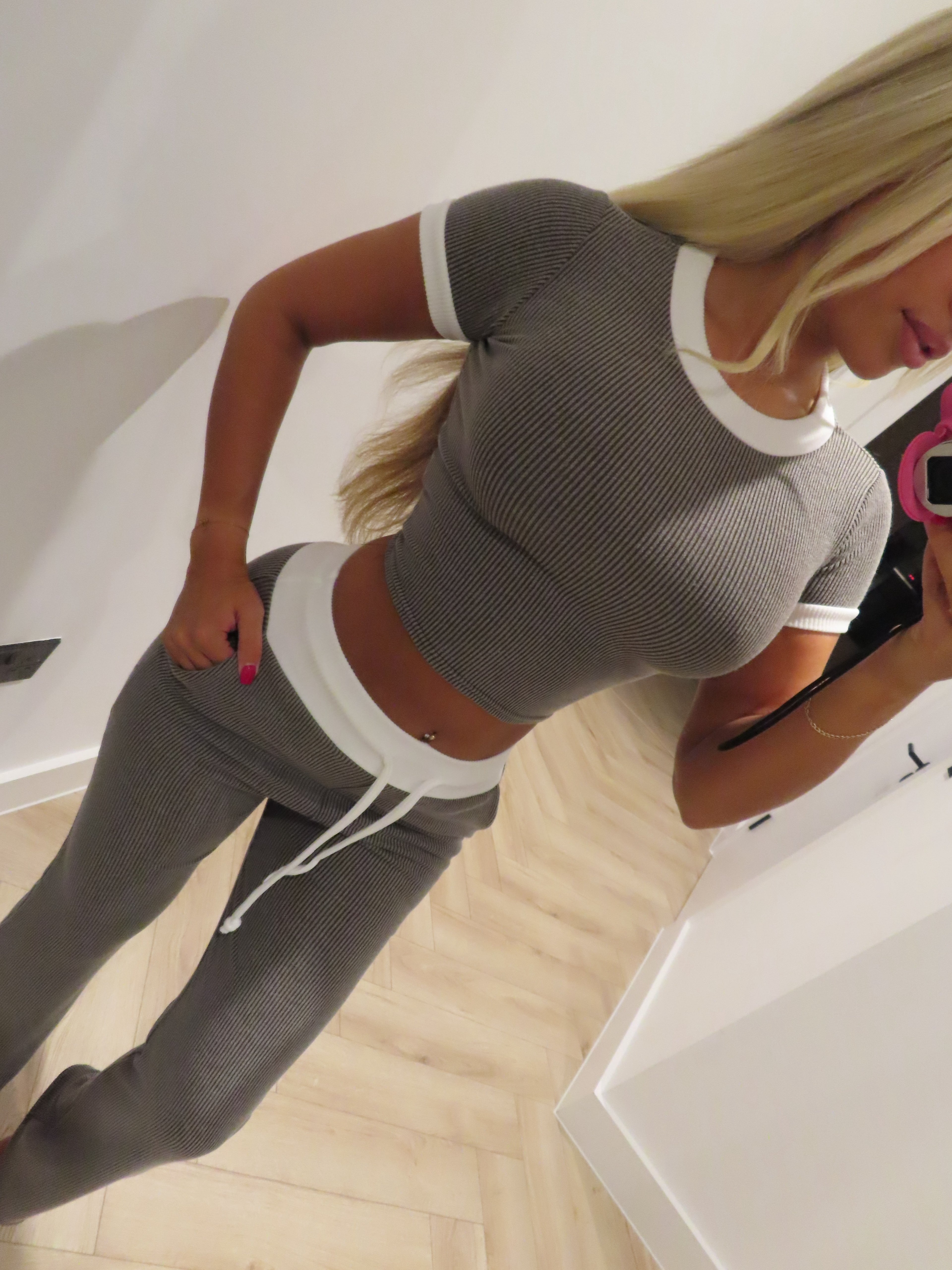 Nardò Co Ord Set Slate Grey