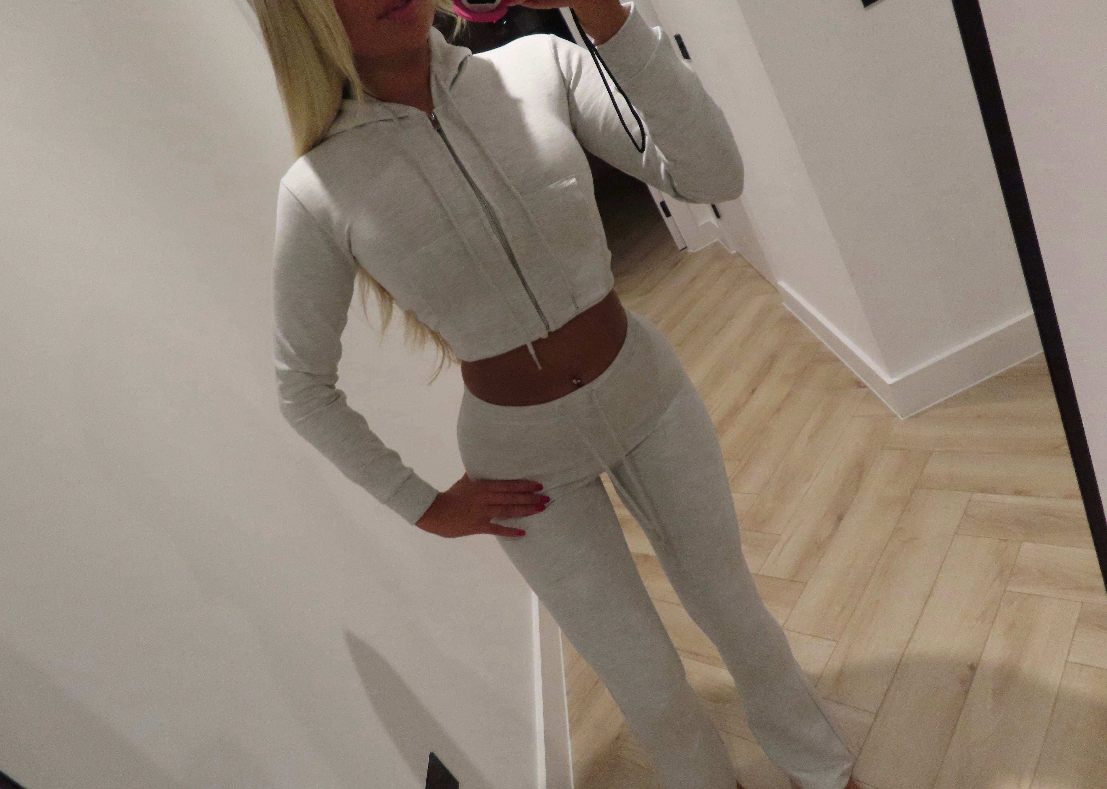 Grey Polar Luxe Tracksuit