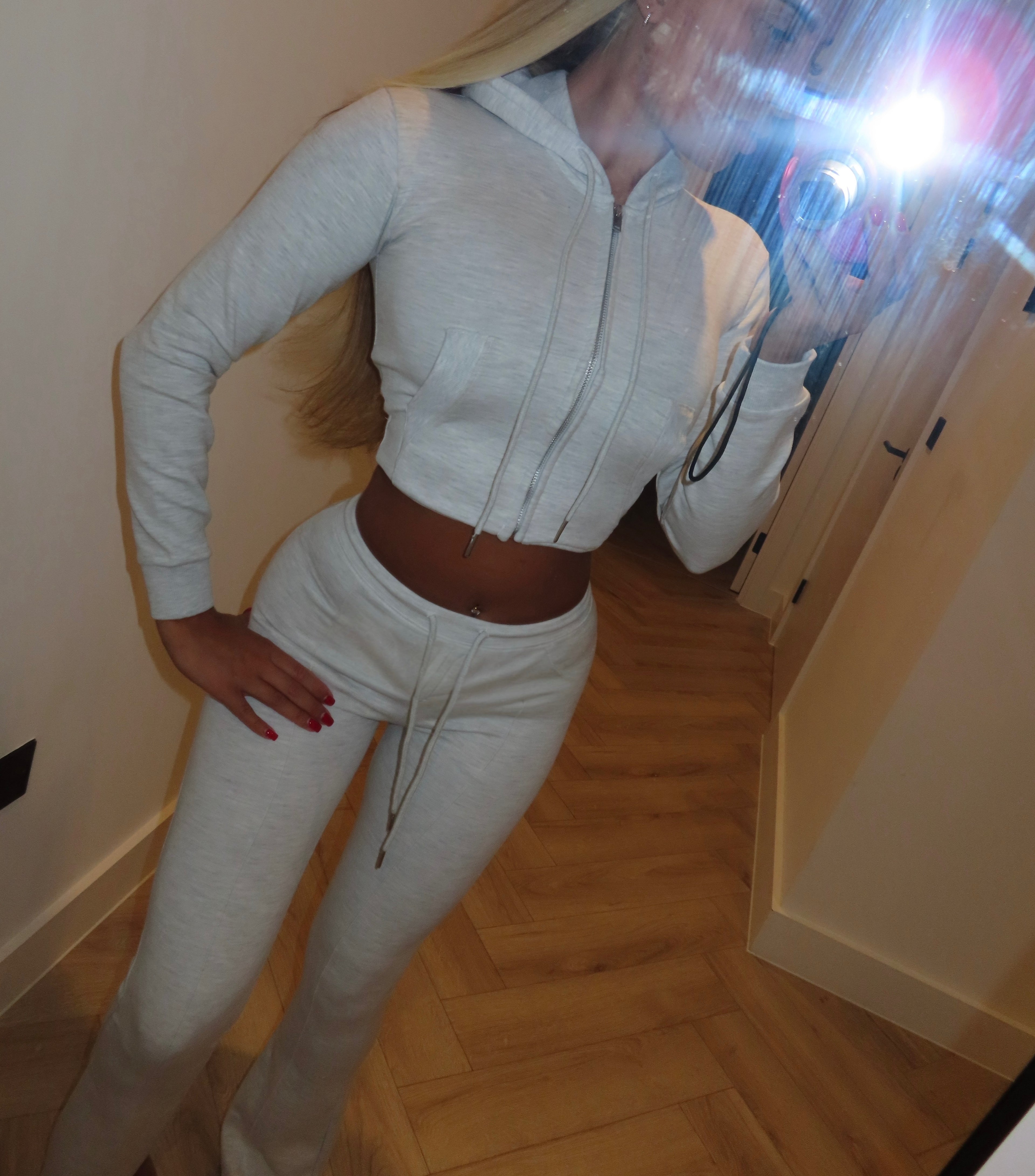 Grey Polar Luxe Tracksuit