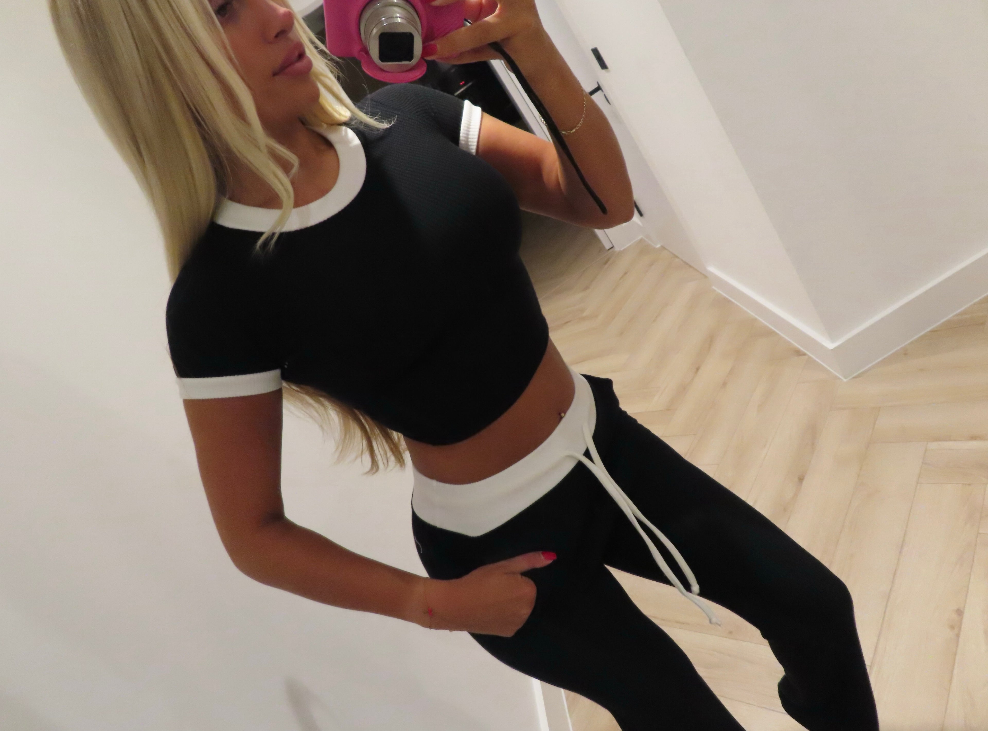 Nardò Co Ord Set Black and White